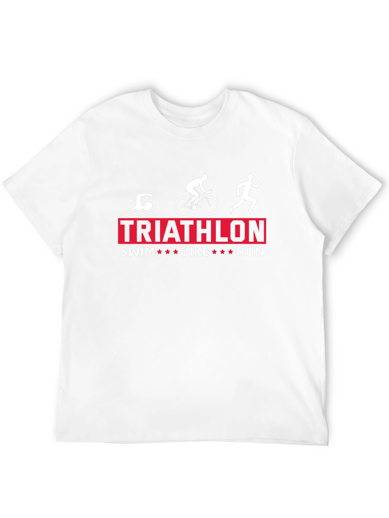 Triathlon Swim Bike Run Graphic T-Shirt