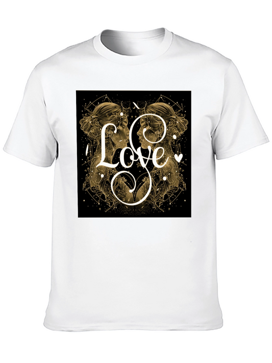 Love Gemini Graphic Tee - Black T-Shirt