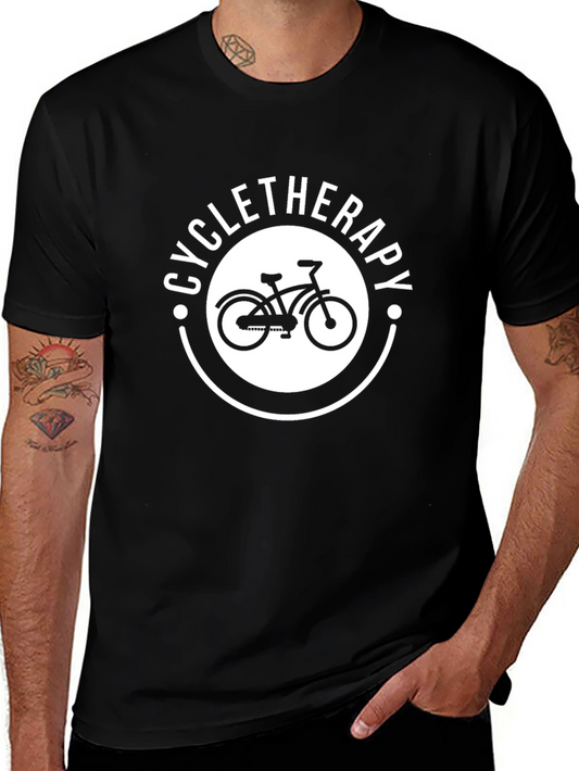 Cycletherapy Graphic T-Shirt - Black Cotton Blend