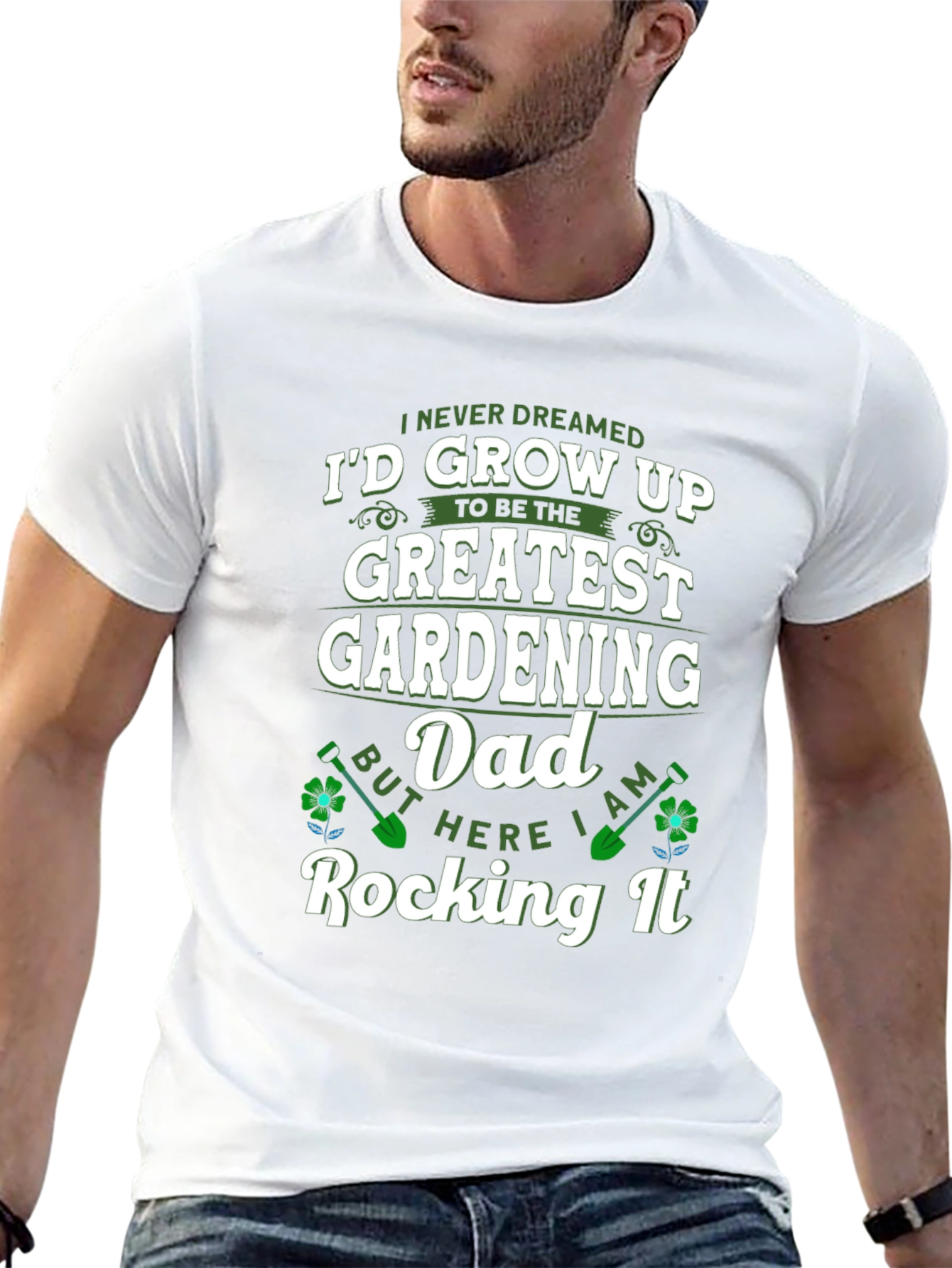 Greatest Gardening Dad T-Shirt