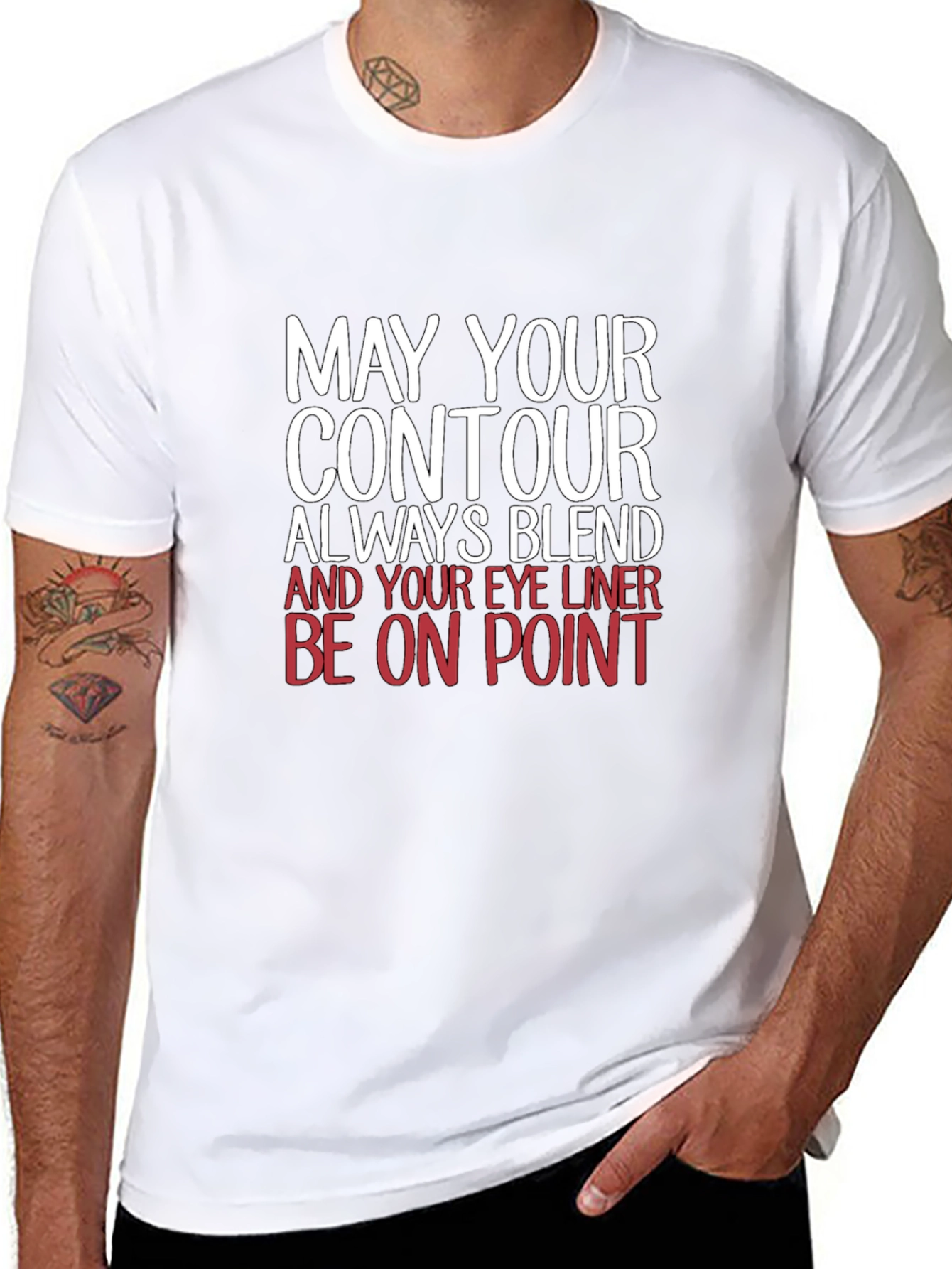 Contour & Eyeliner T-Shirt - Blend On Point