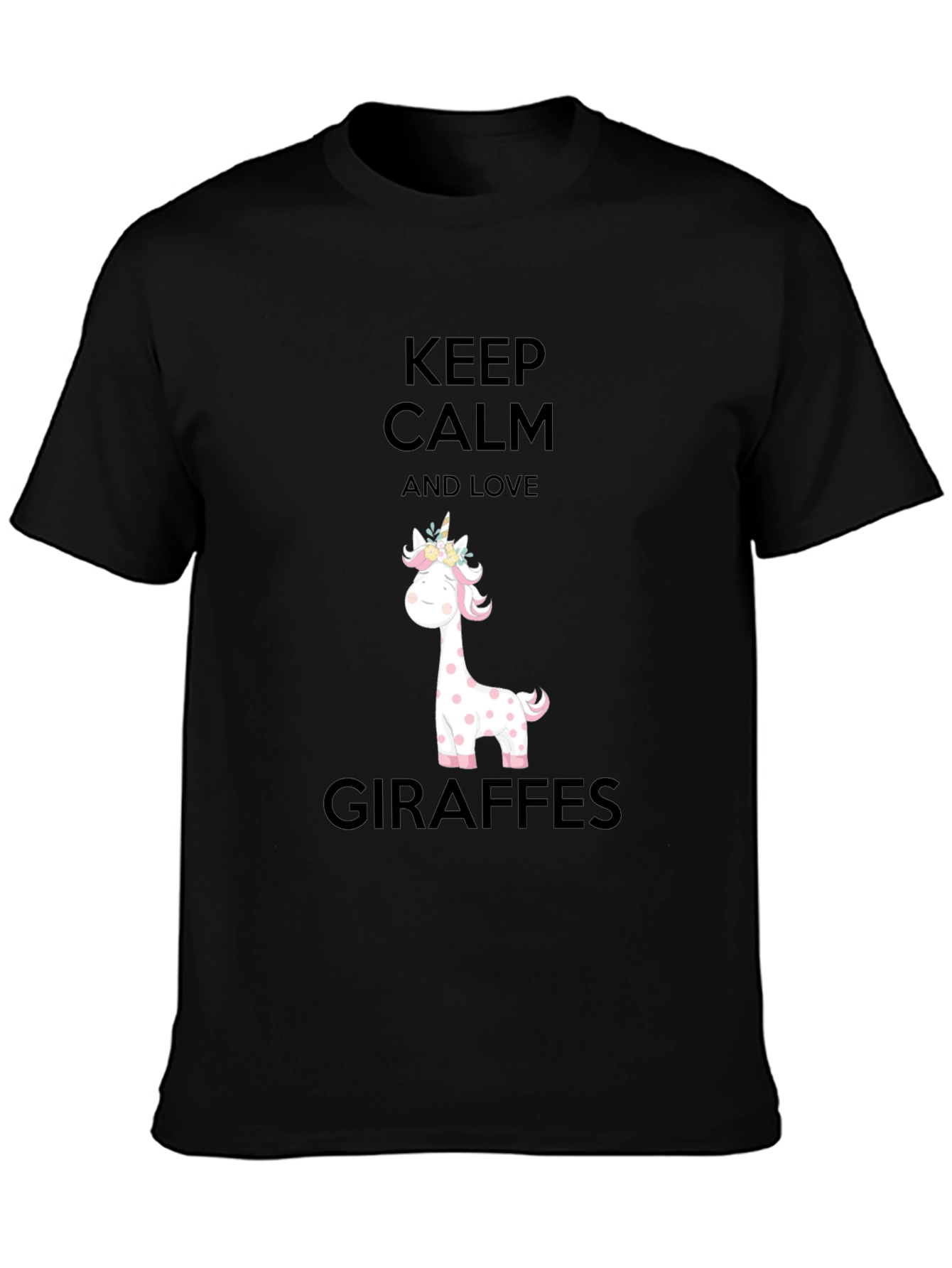 Keep Calm Giraffe Lover Tee