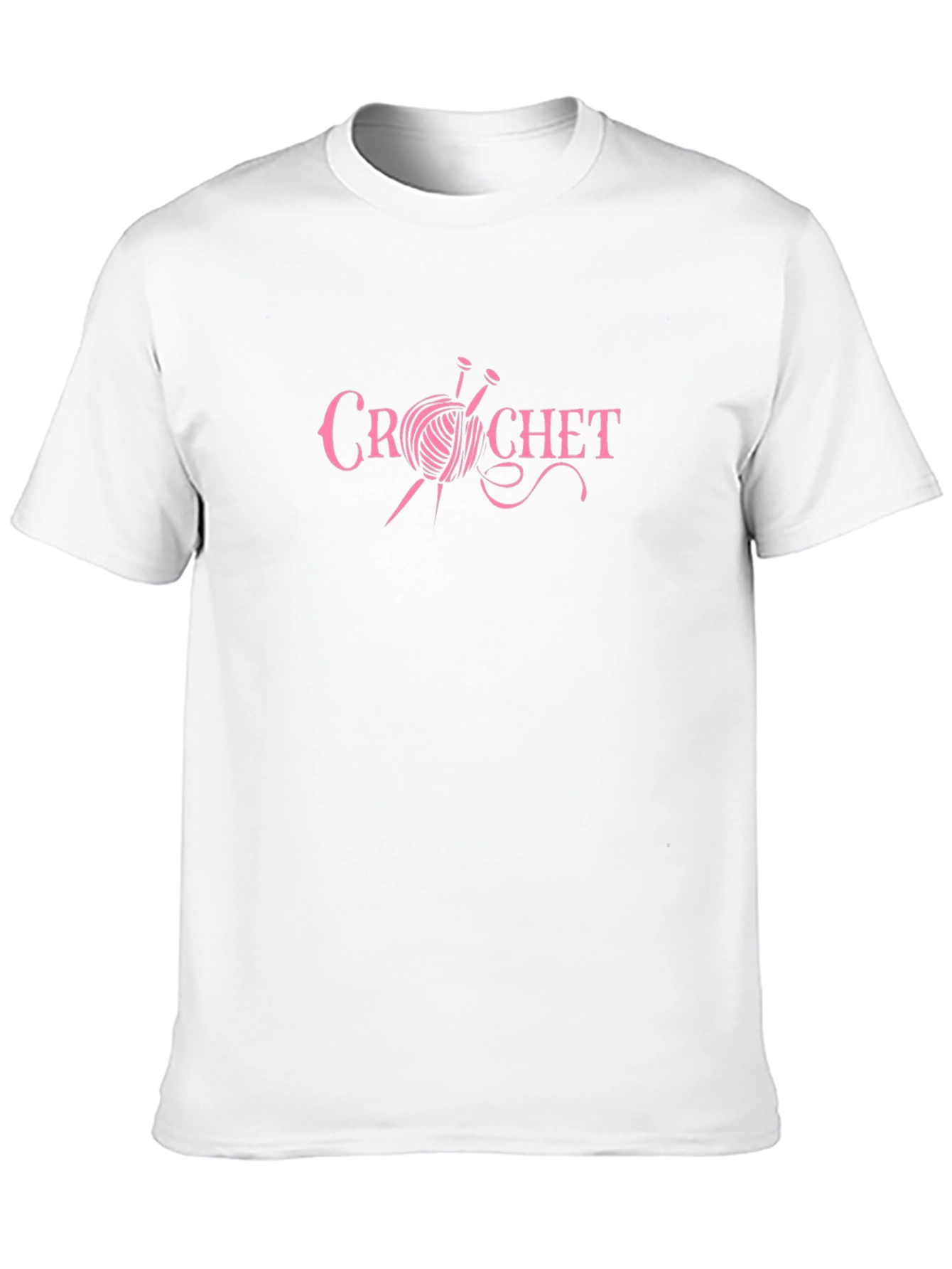 Crochet Graphic Black T-Shirt