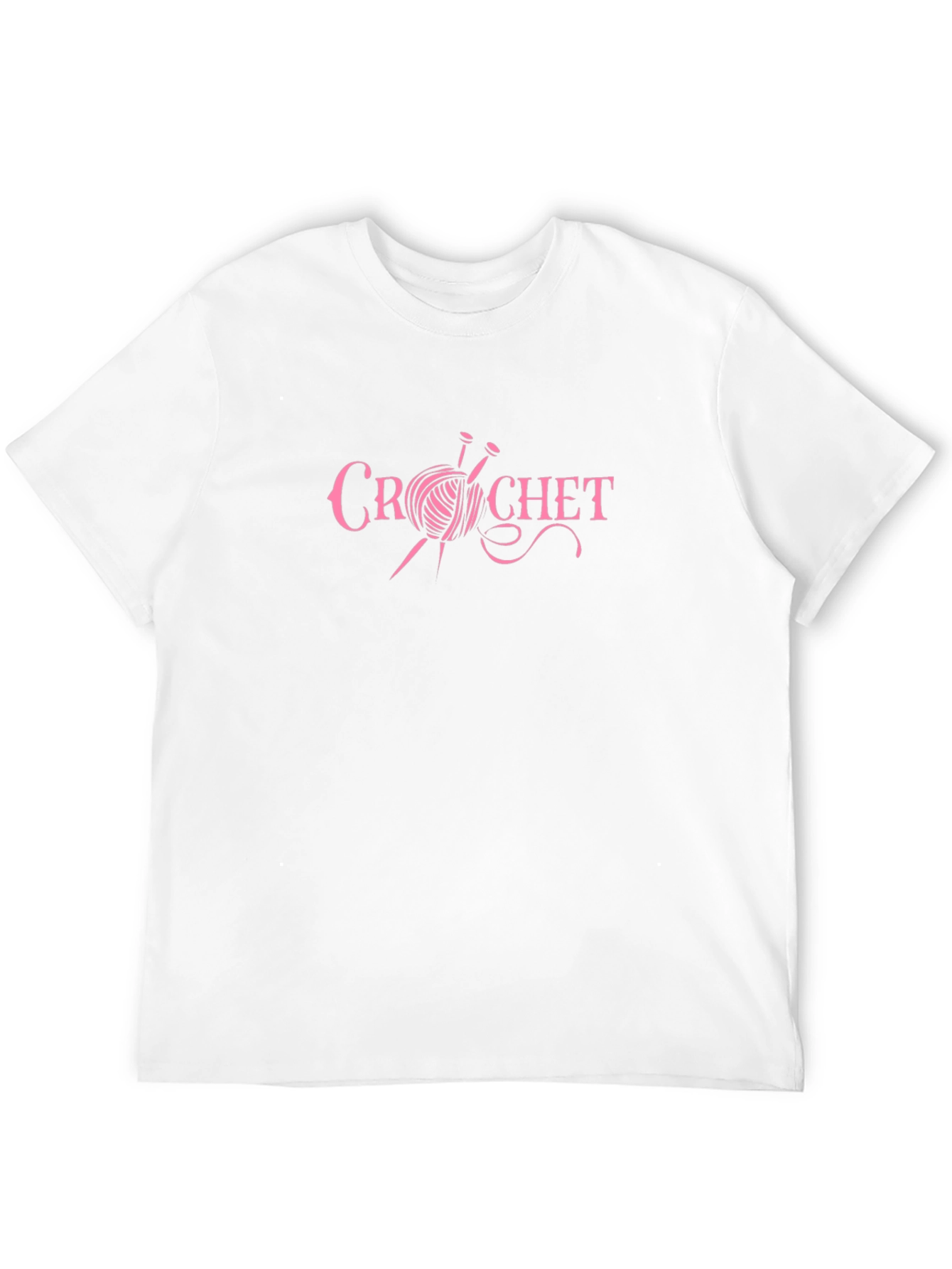 Crochet Graphic Black T-Shirt