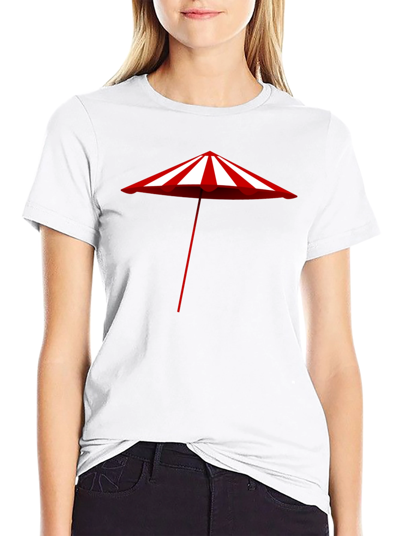 Beach Umbrella Graphic Tee - Summer Ready