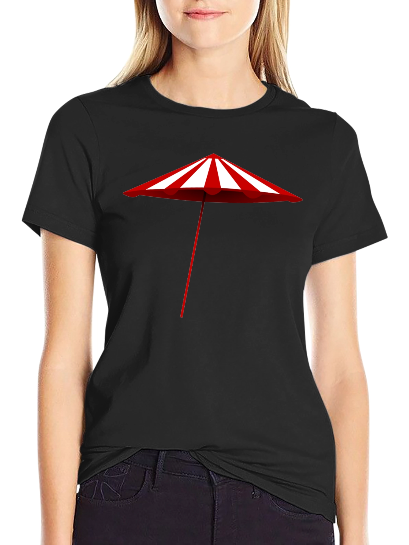 Beach Umbrella Graphic Tee - Summer Ready