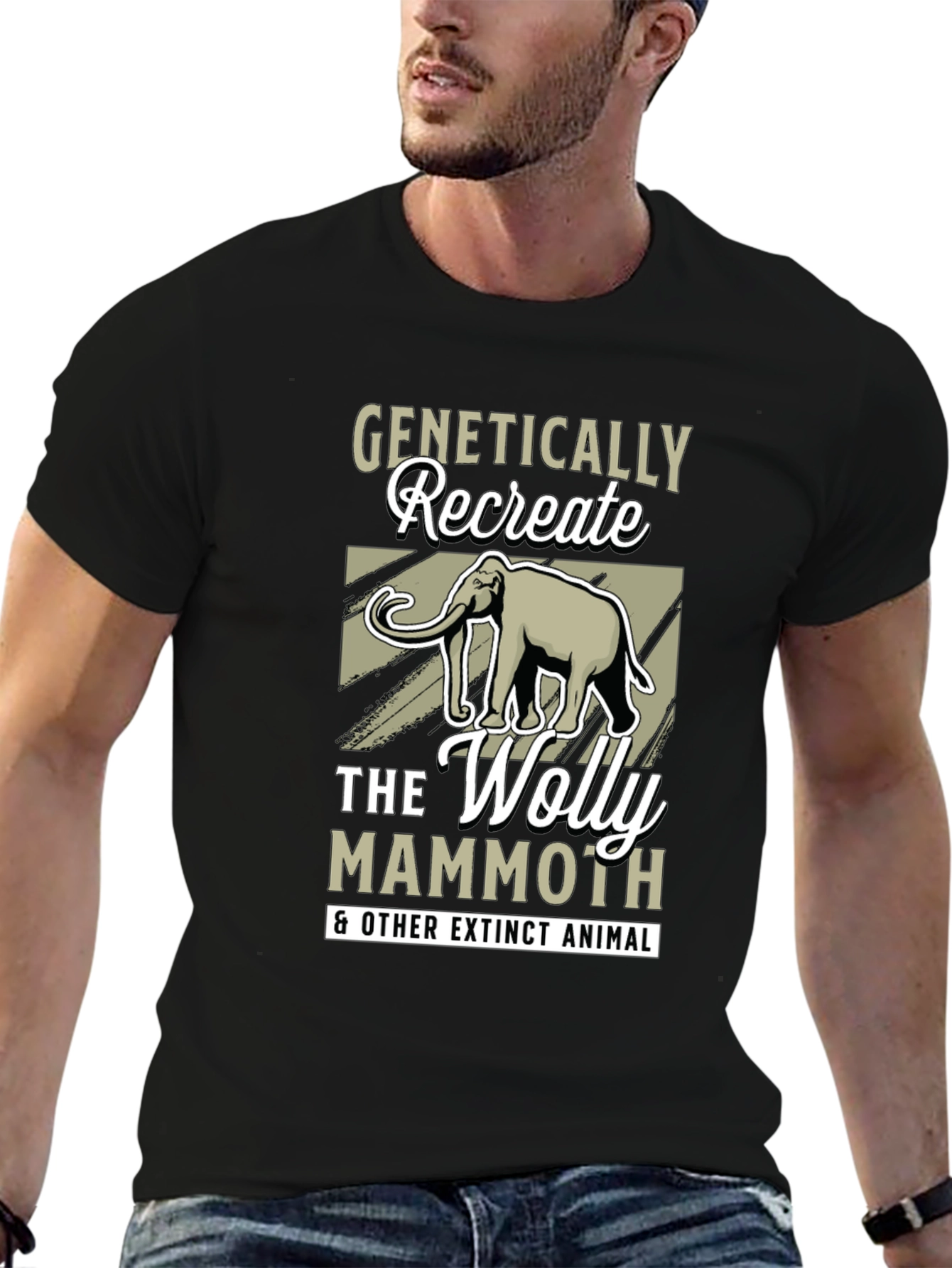 Genetically Recreate Woolly Mammoth Tee