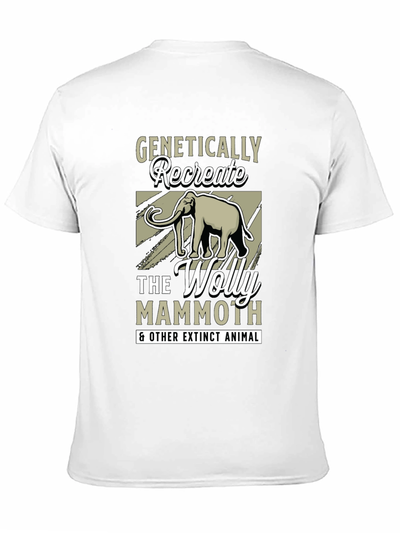 Genetically Recreate Woolly Mammoth Tee