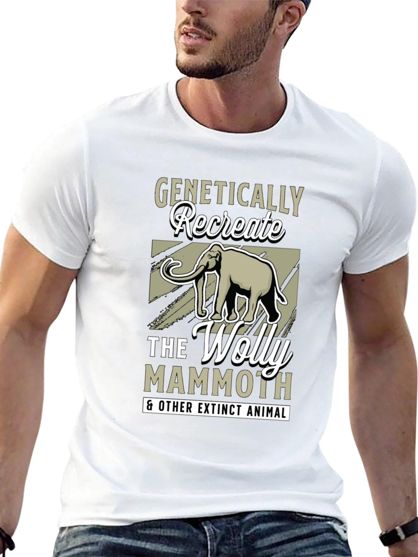 Genetically Recreate Woolly Mammoth Tee