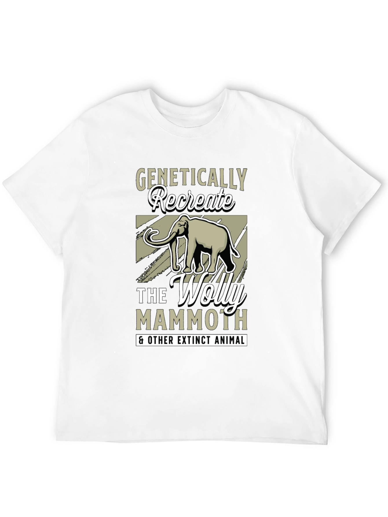 Genetically Recreate Woolly Mammoth Tee