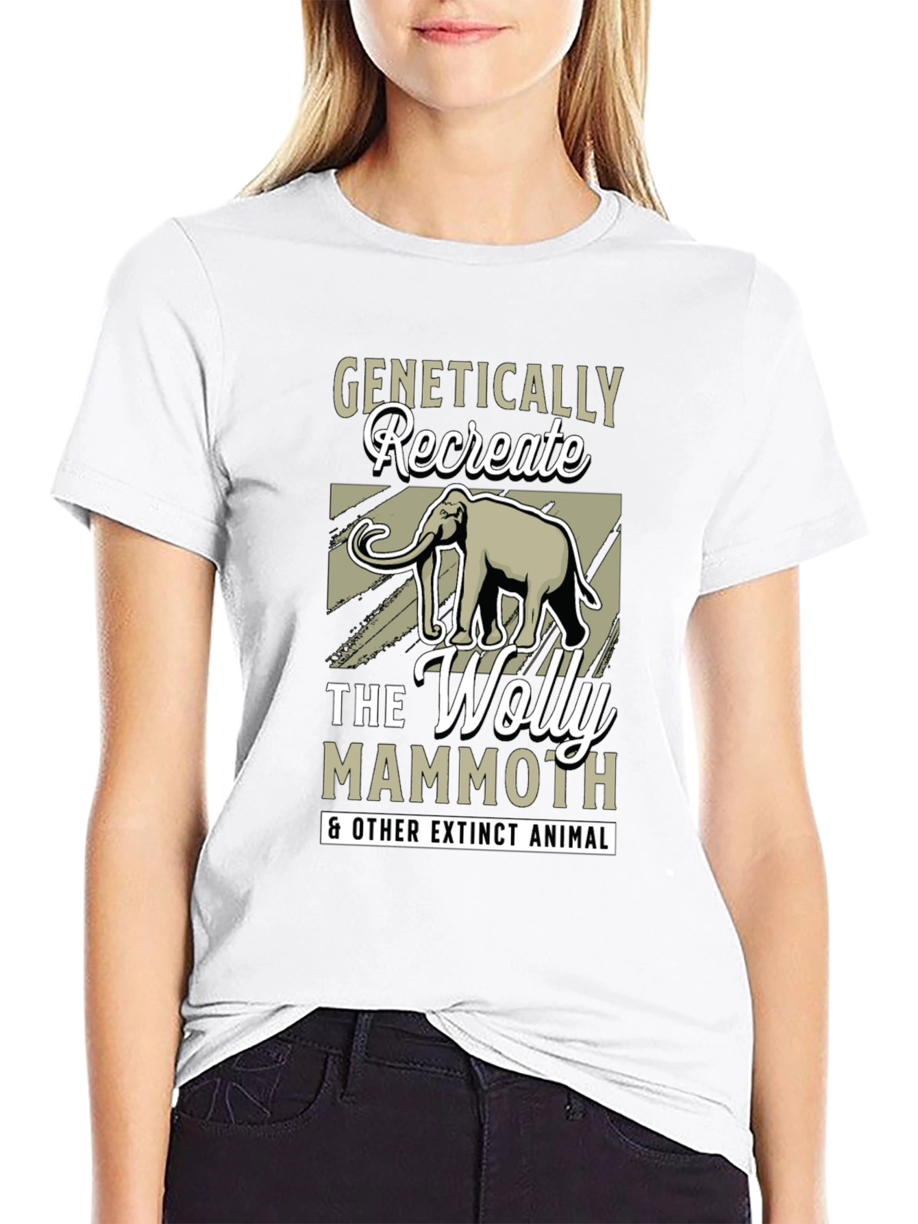 Genetically Recreate Woolly Mammoth Tee