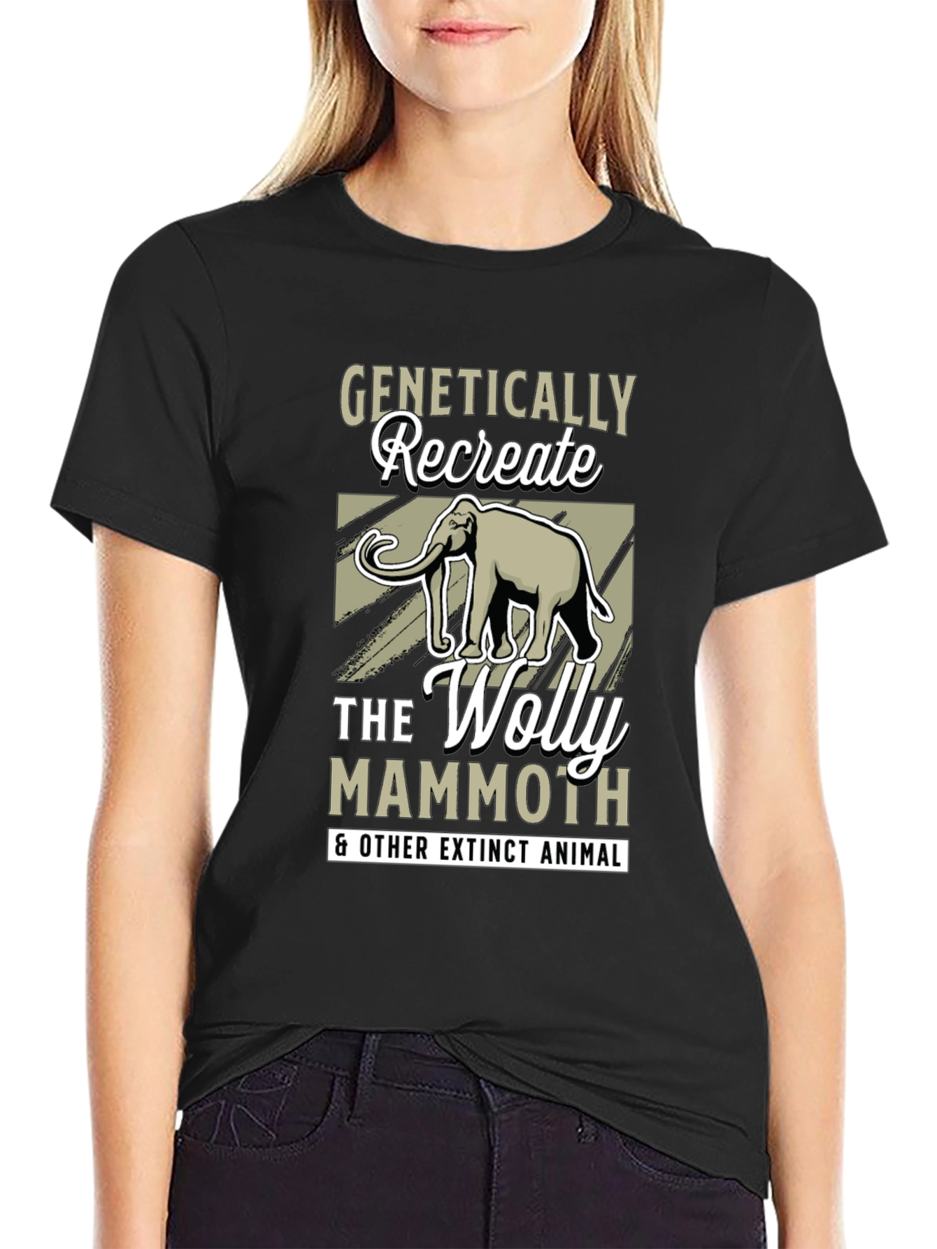 Genetically Recreate Woolly Mammoth Tee