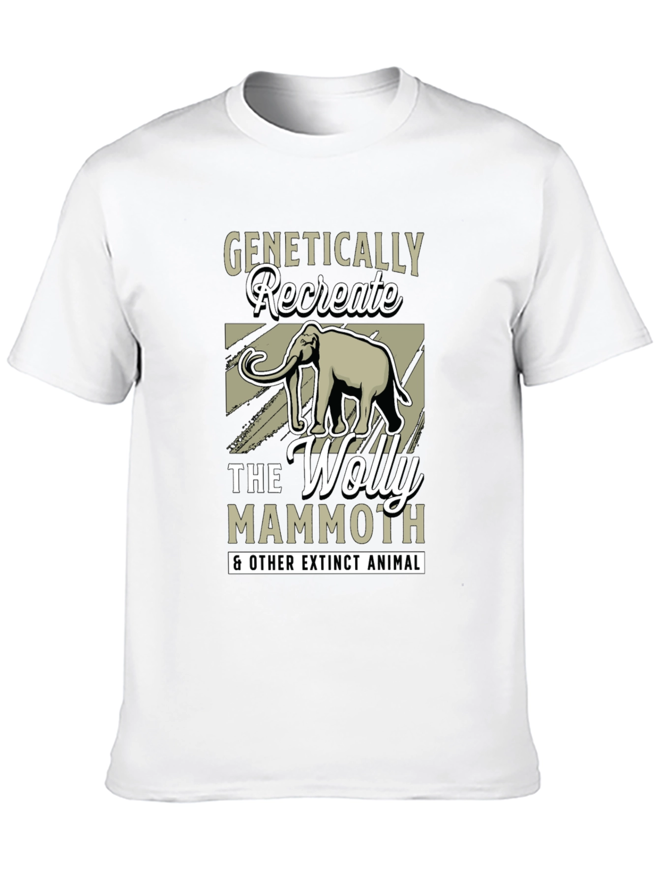Genetically Recreate Woolly Mammoth Tee
