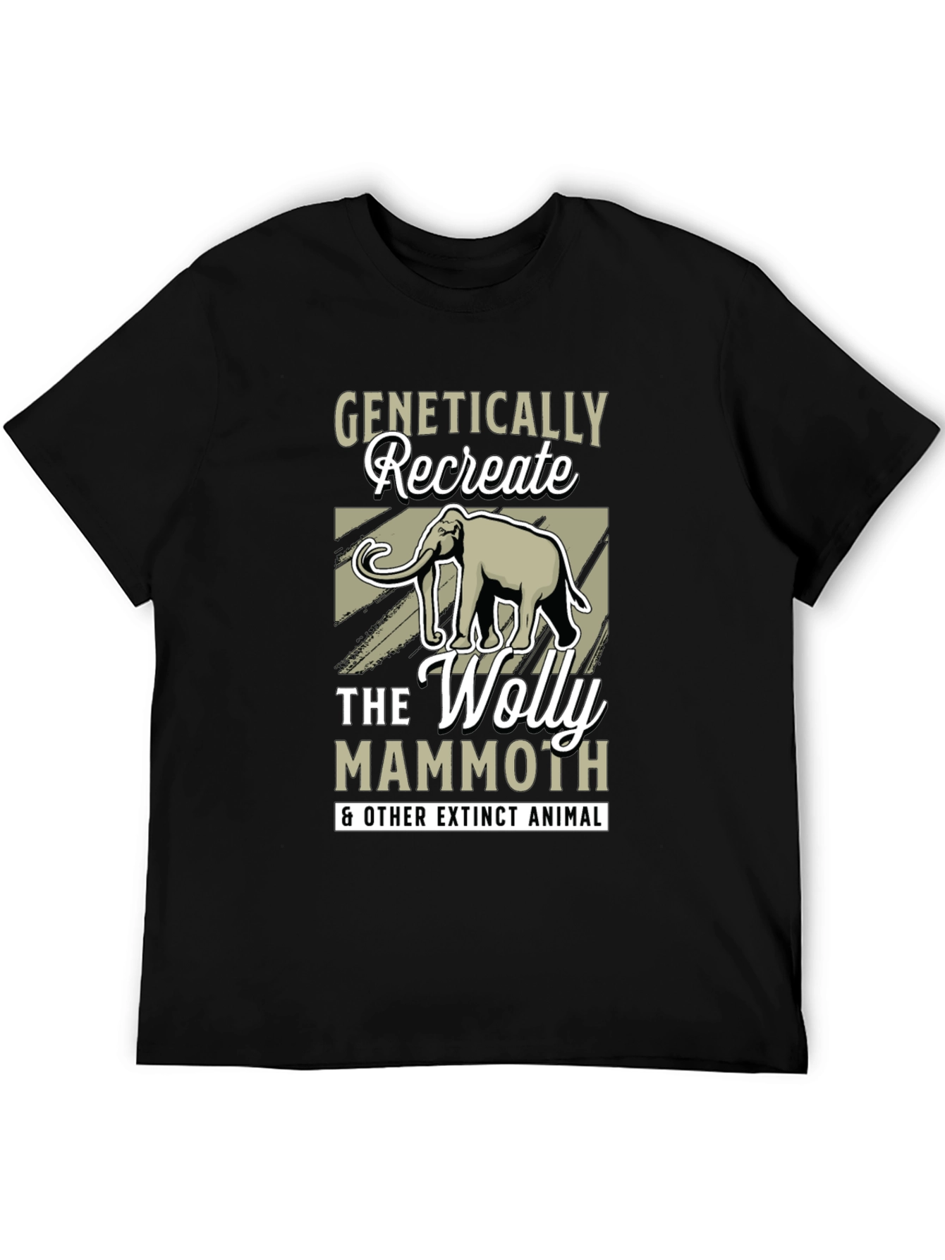 Genetically Recreate Woolly Mammoth Tee