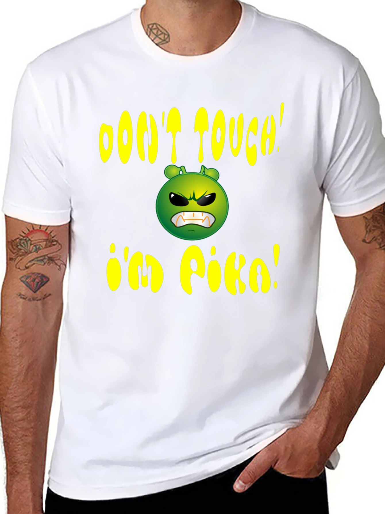 Dont Touch Im Pika Graphic T-Shirt