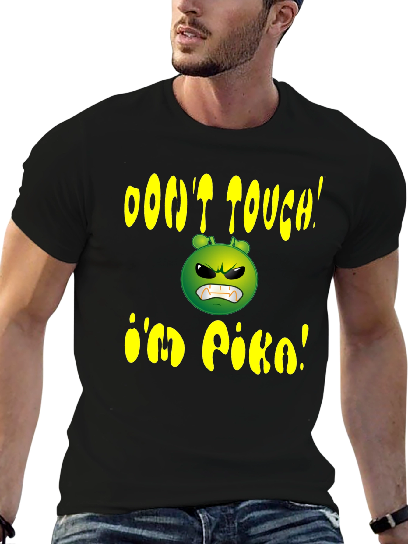 Dont Touch Im Pika Graphic T-Shirt