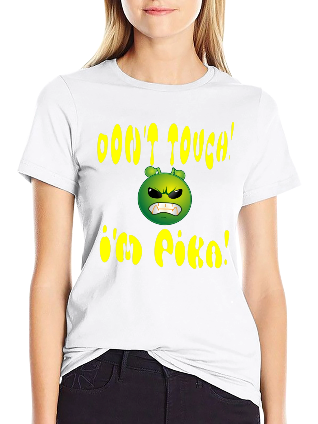 Dont Touch Im Pika Graphic T-Shirt