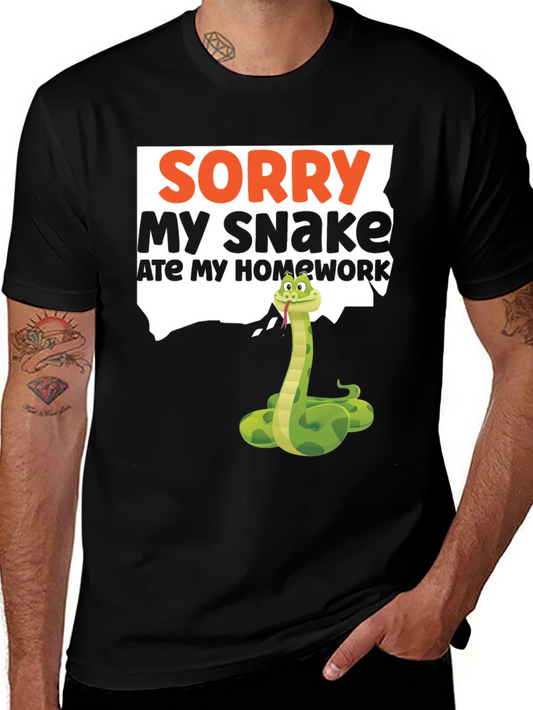 Sorry My Snake Ate My Homework T-Shirt