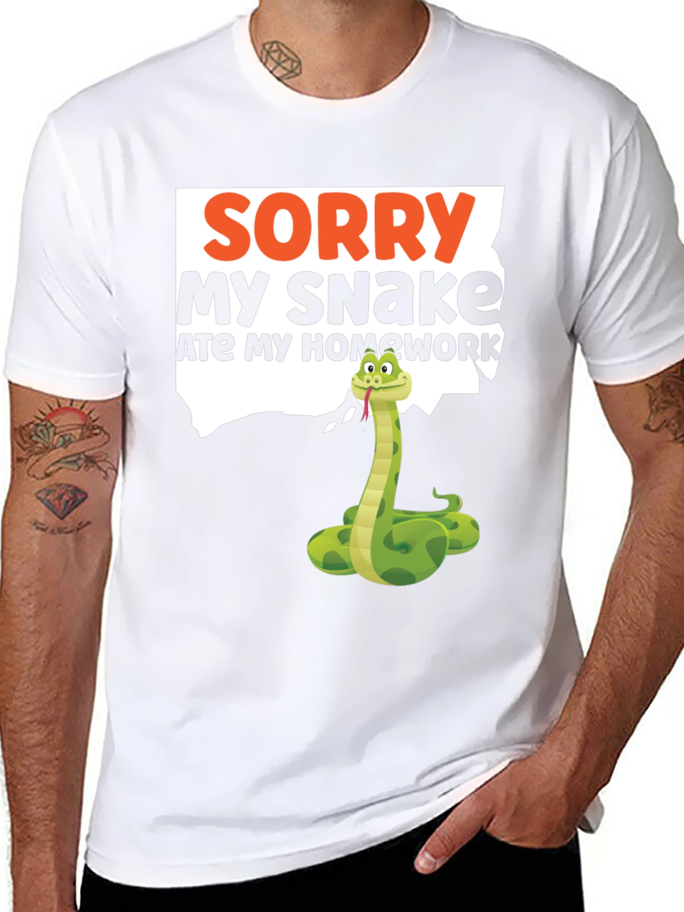 Sorry My Snake Ate My Homework T-Shirt