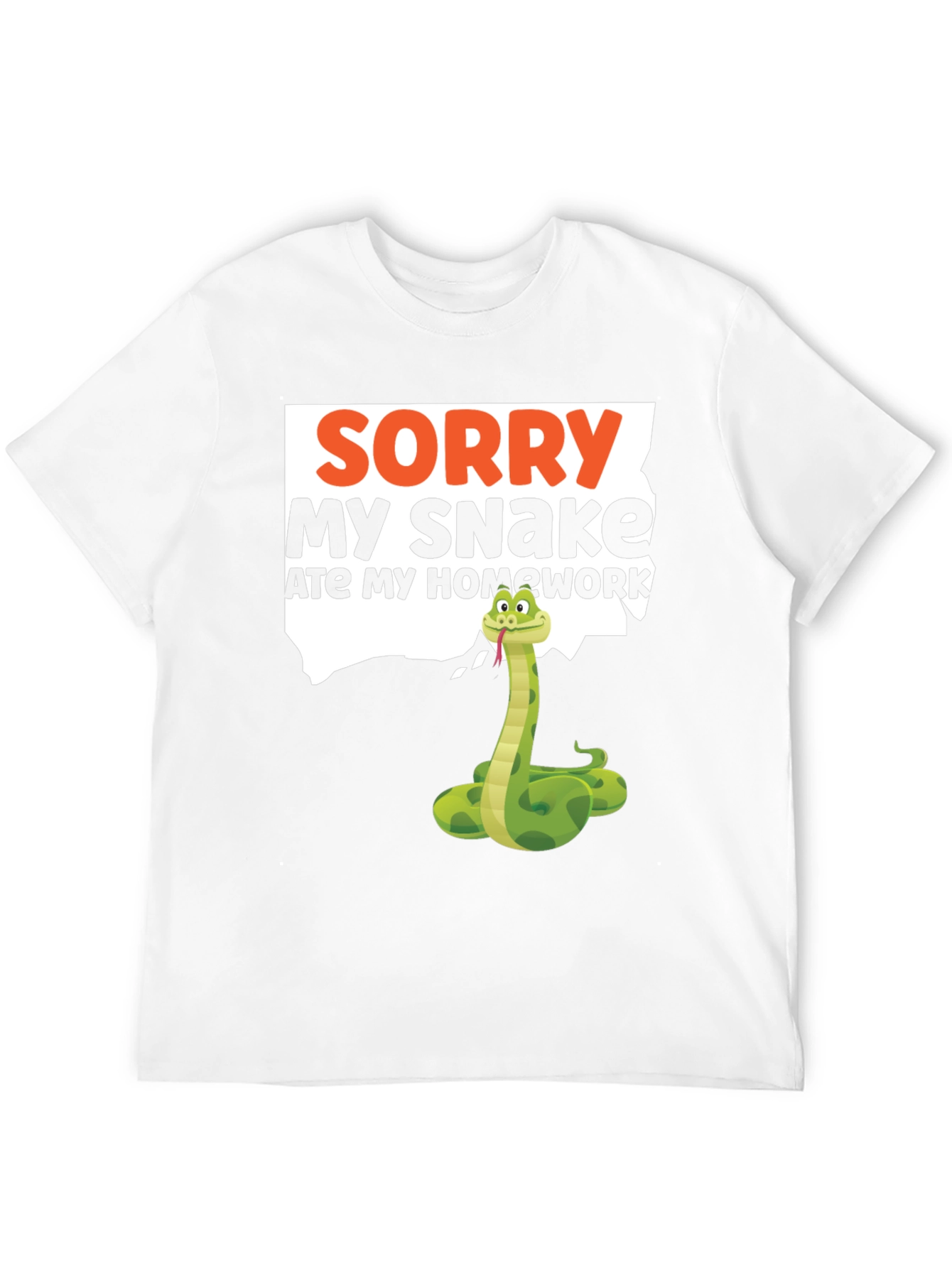 Sorry My Snake Ate My Homework T-Shirt