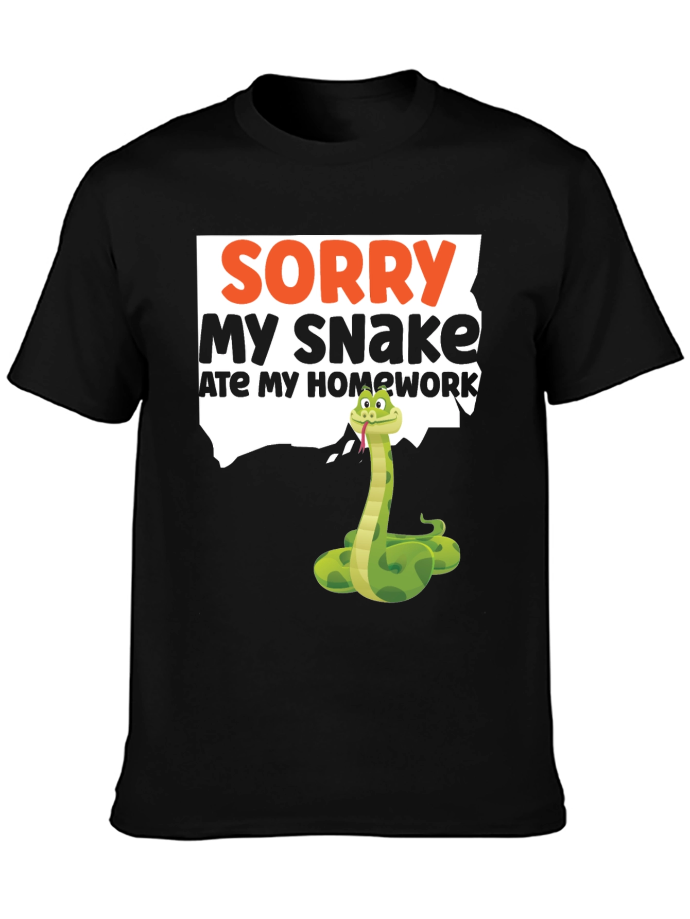 Sorry My Snake Ate My Homework T-Shirt