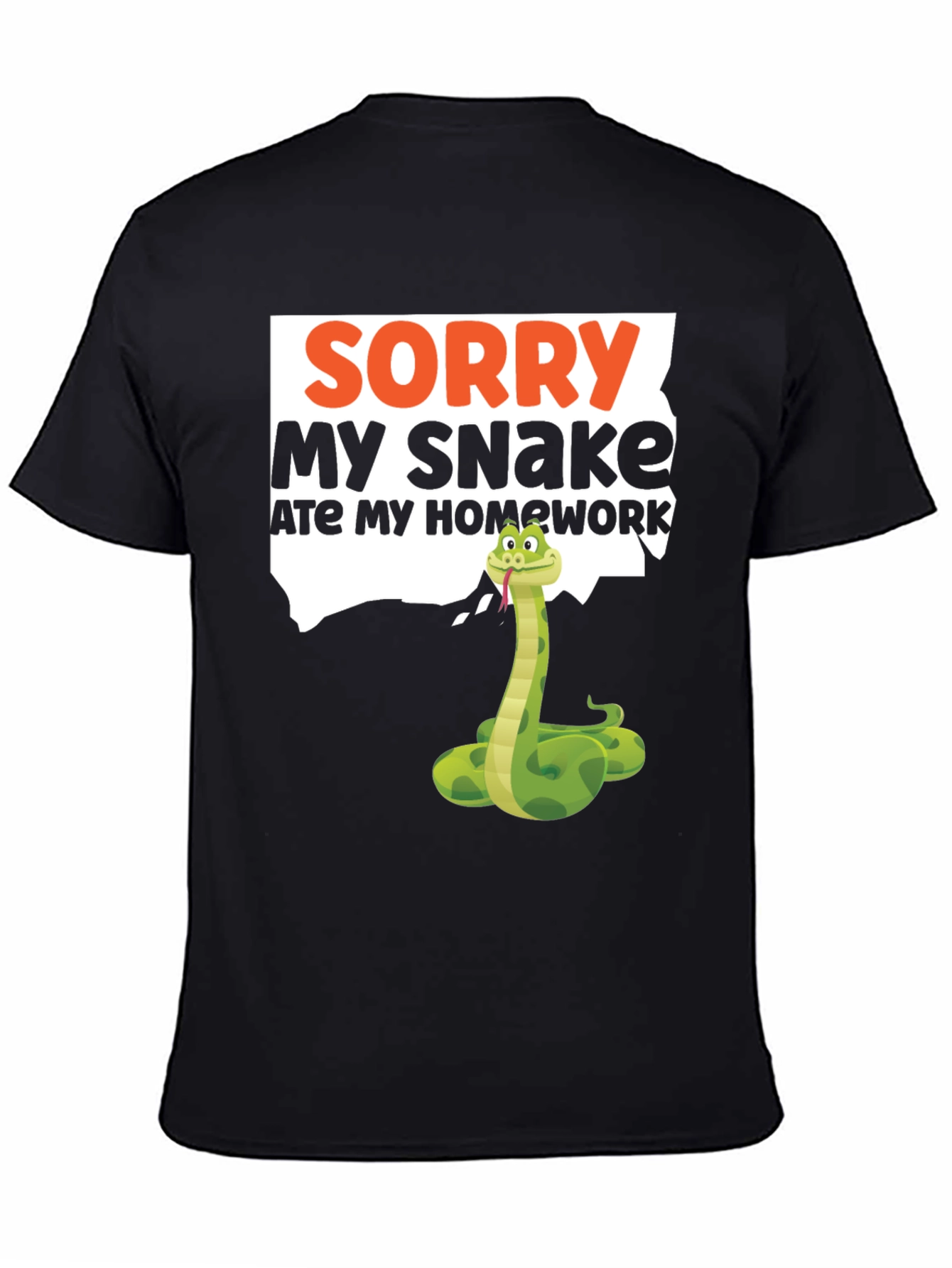 Sorry My Snake Ate My Homework T-Shirt