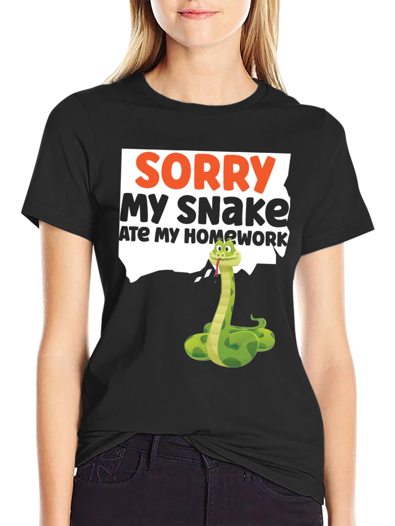 Sorry My Snake Ate My Homework T-Shirt