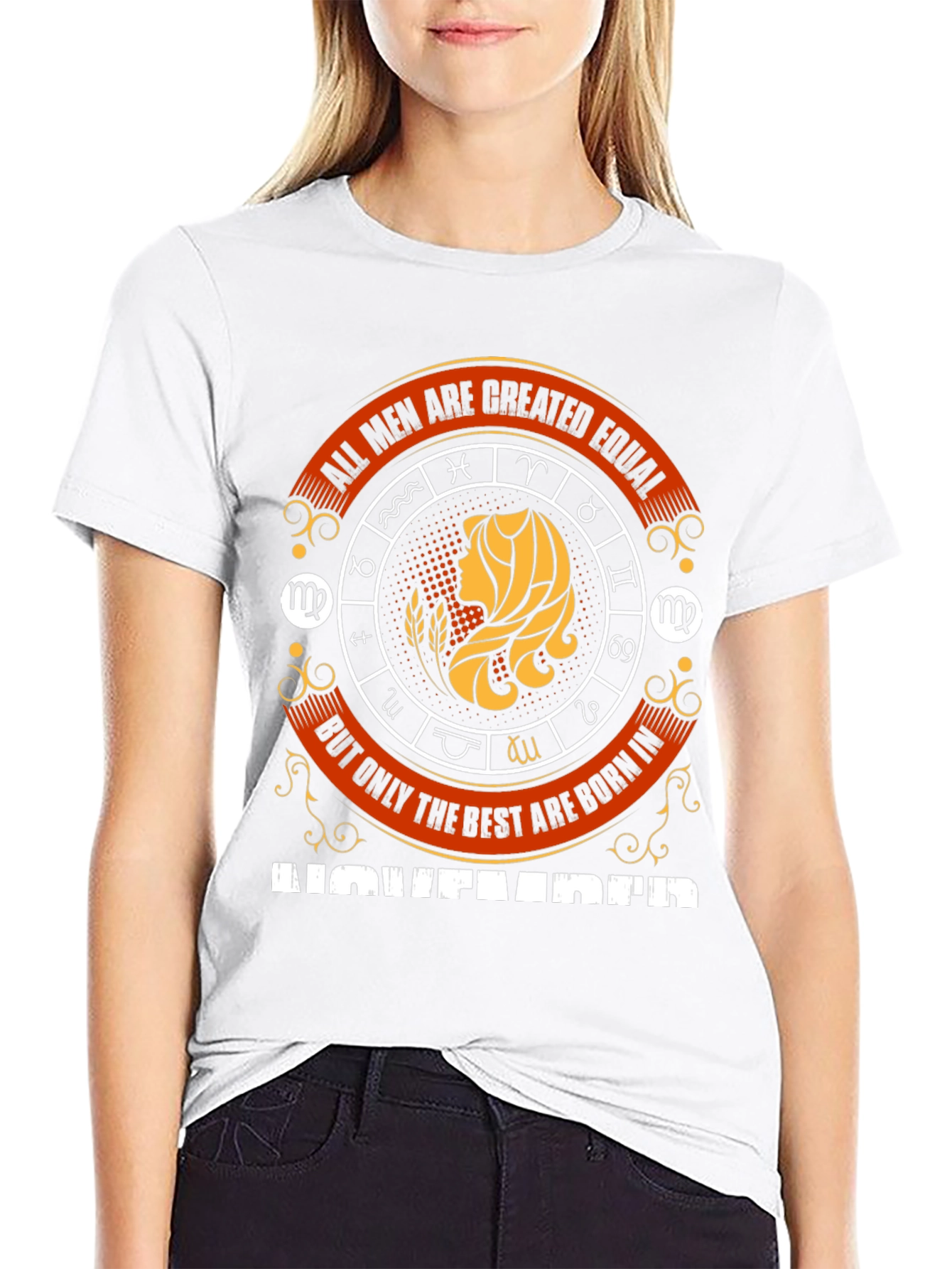 November Zodiac Virgo Mens T-Shirt