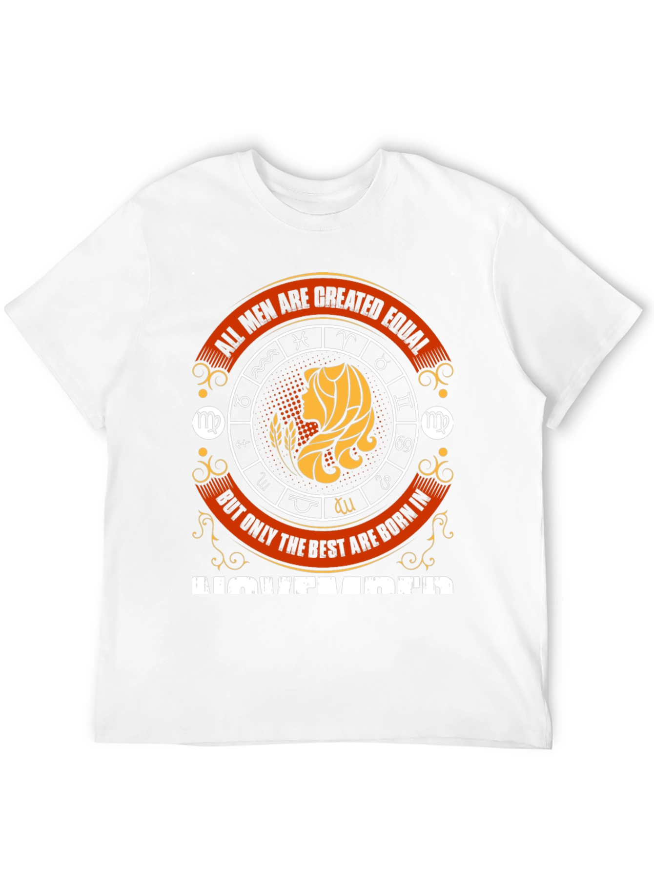 November Zodiac Virgo Mens T-Shirt
