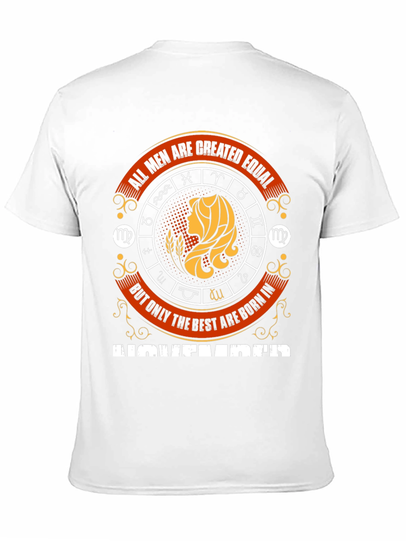 November Zodiac Virgo Mens T-Shirt