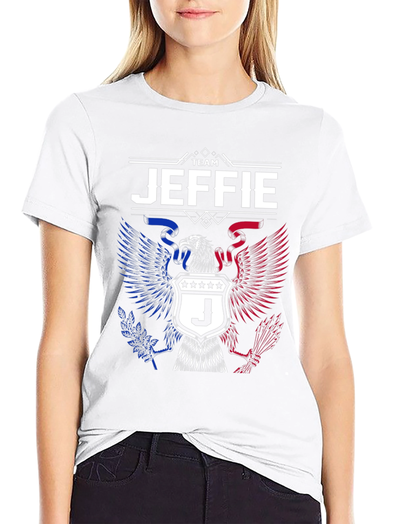 Team Jeffie Eagle Crest T-Shirt