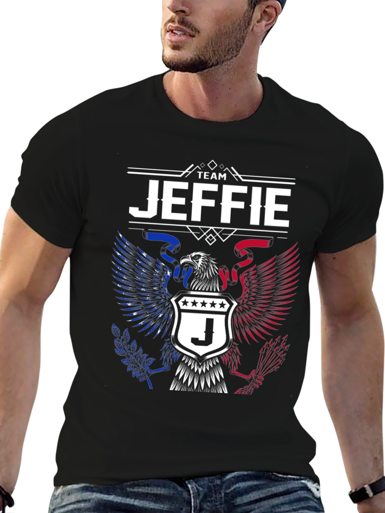 Team Jeffie Eagle Crest T-Shirt