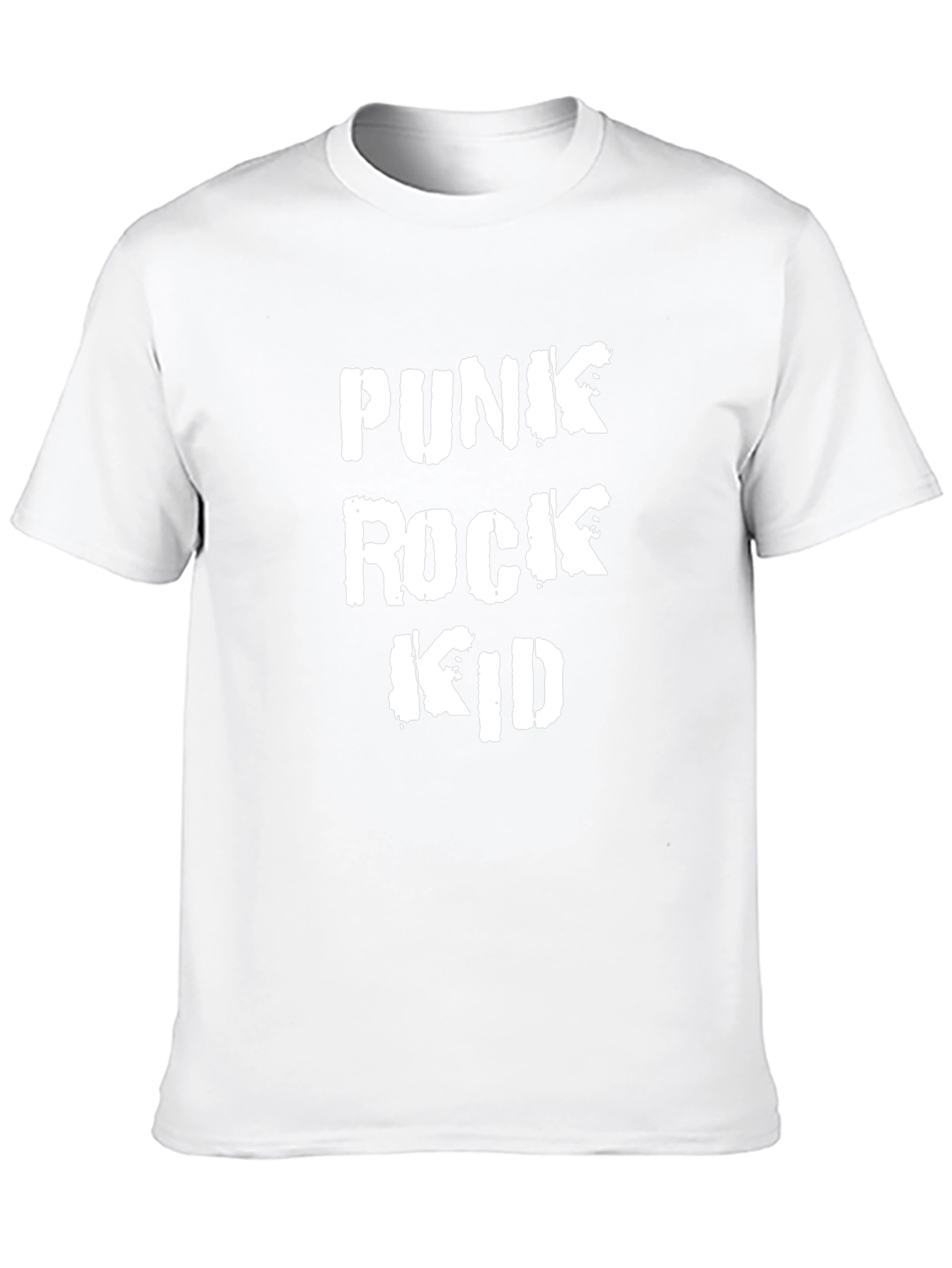Punk Rock Kid Black Graphic T-Shirt