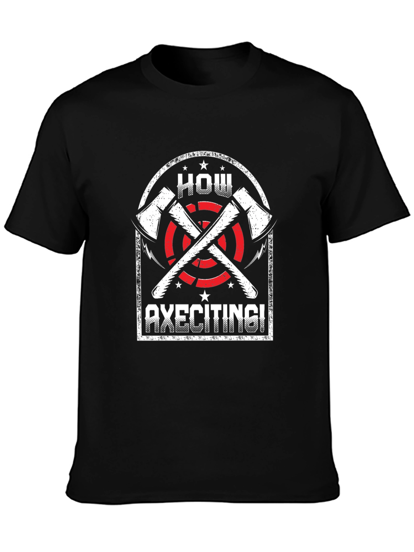 Axe Throwing T-Shirt - How Axeciting! Graphic Tee