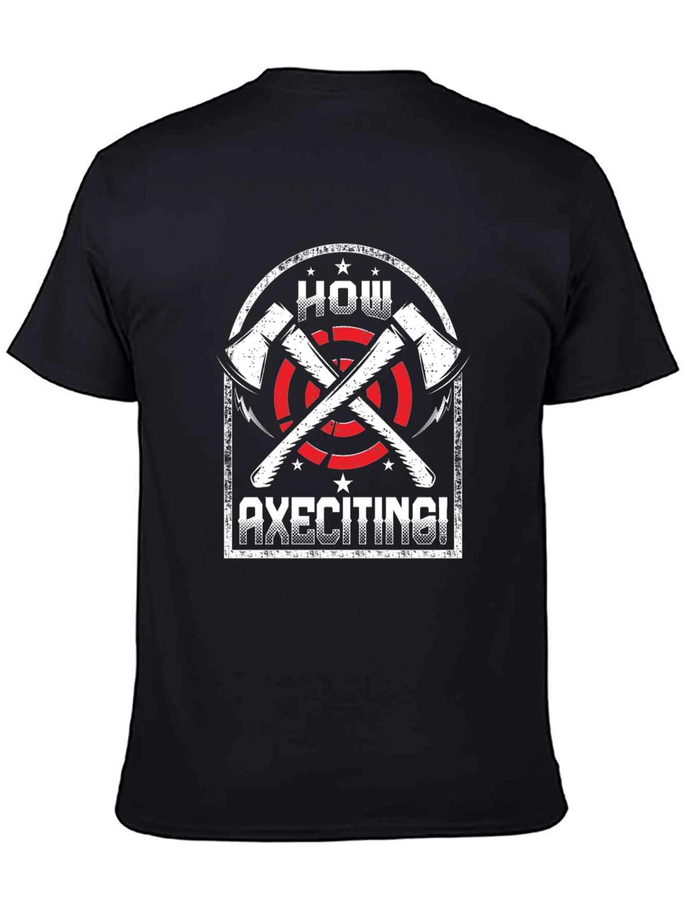 Axe Throwing T-Shirt - How Axeciting! Graphic Tee