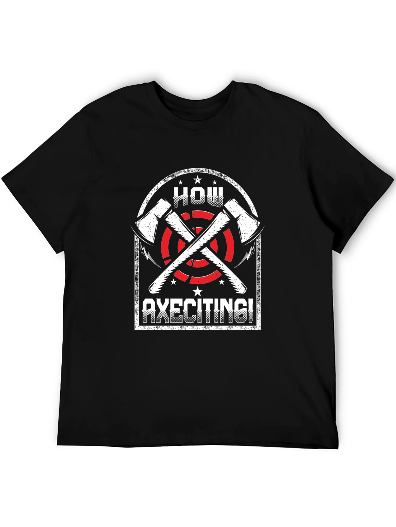 Axe Throwing T-Shirt - How Axeciting! Graphic Tee