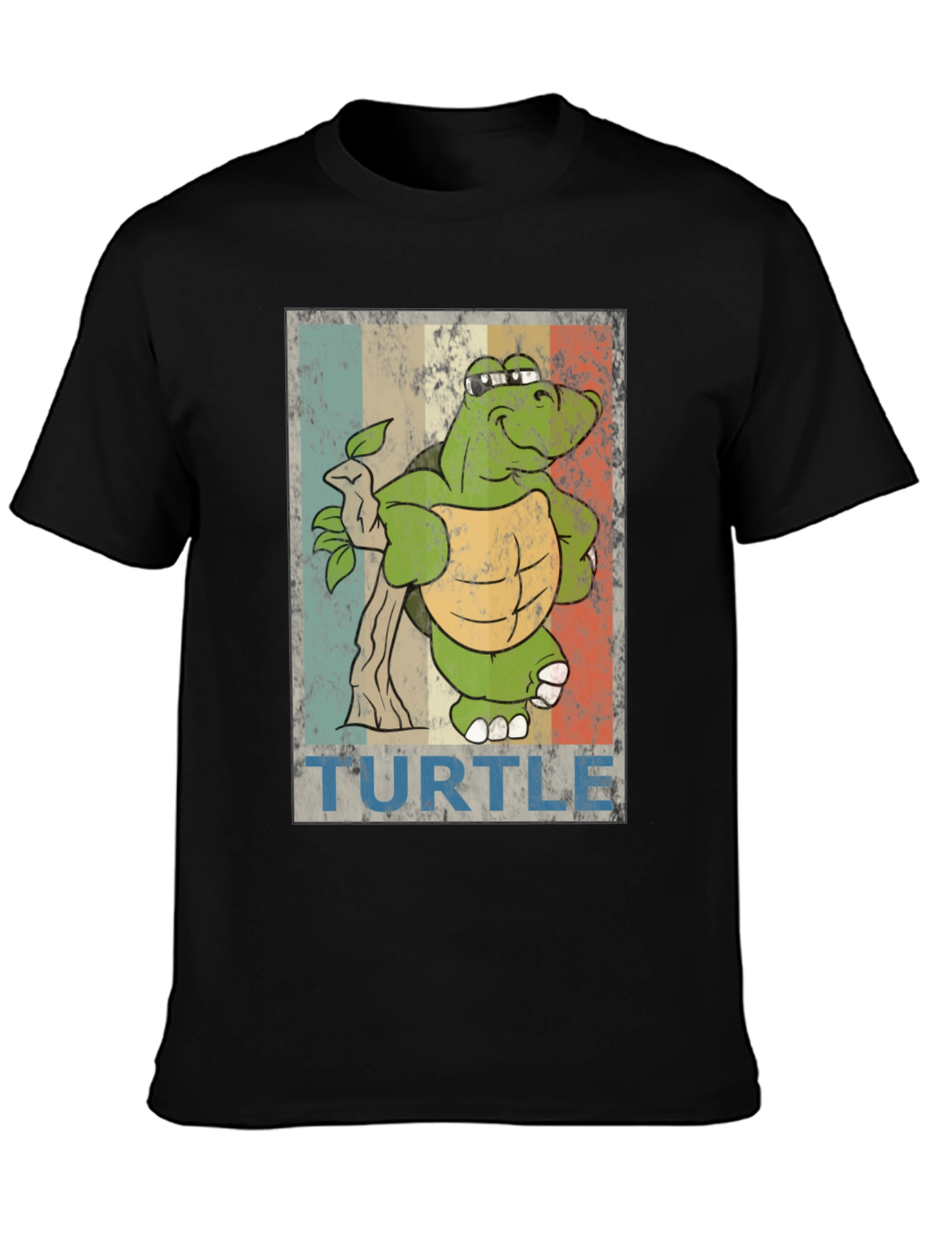 Cool Turtle Graphic T-Shirt