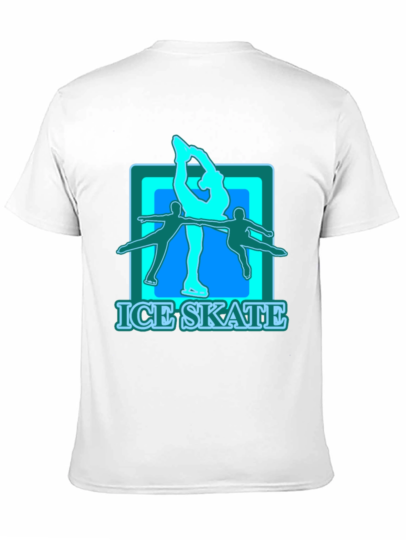 Ice Skate Graphic T-Shirt - Black