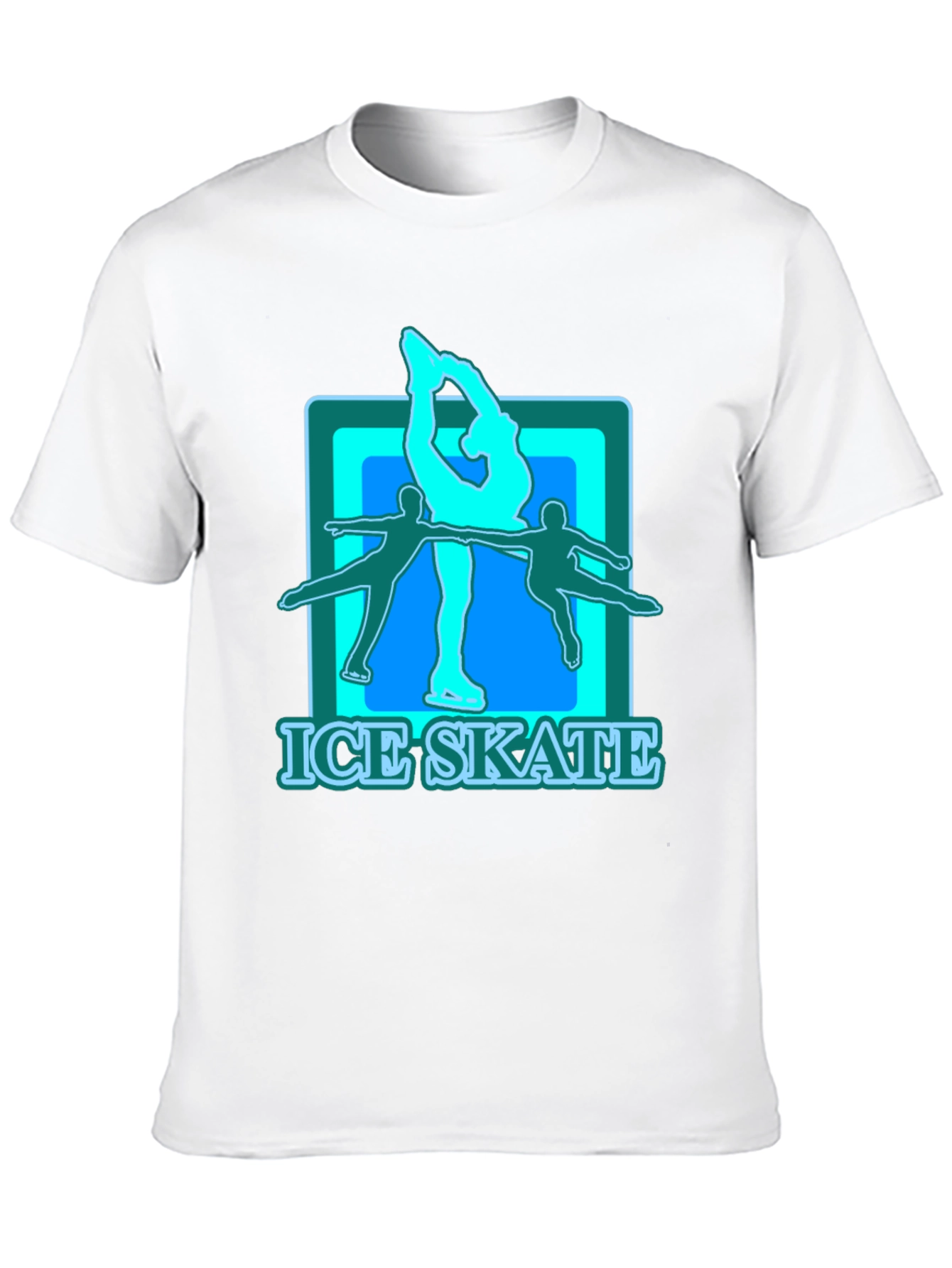 Ice Skate Graphic T-Shirt - Black