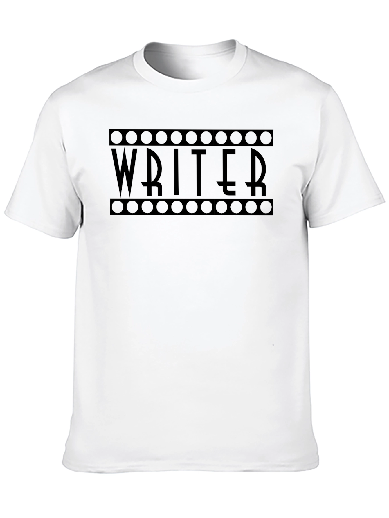 Writer T-Shirt: Black Film Reel Design Creative Profession Apparel