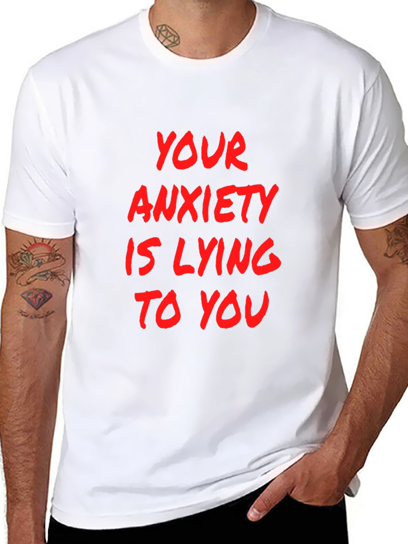 Anxiety Truth Black Graphic Tee