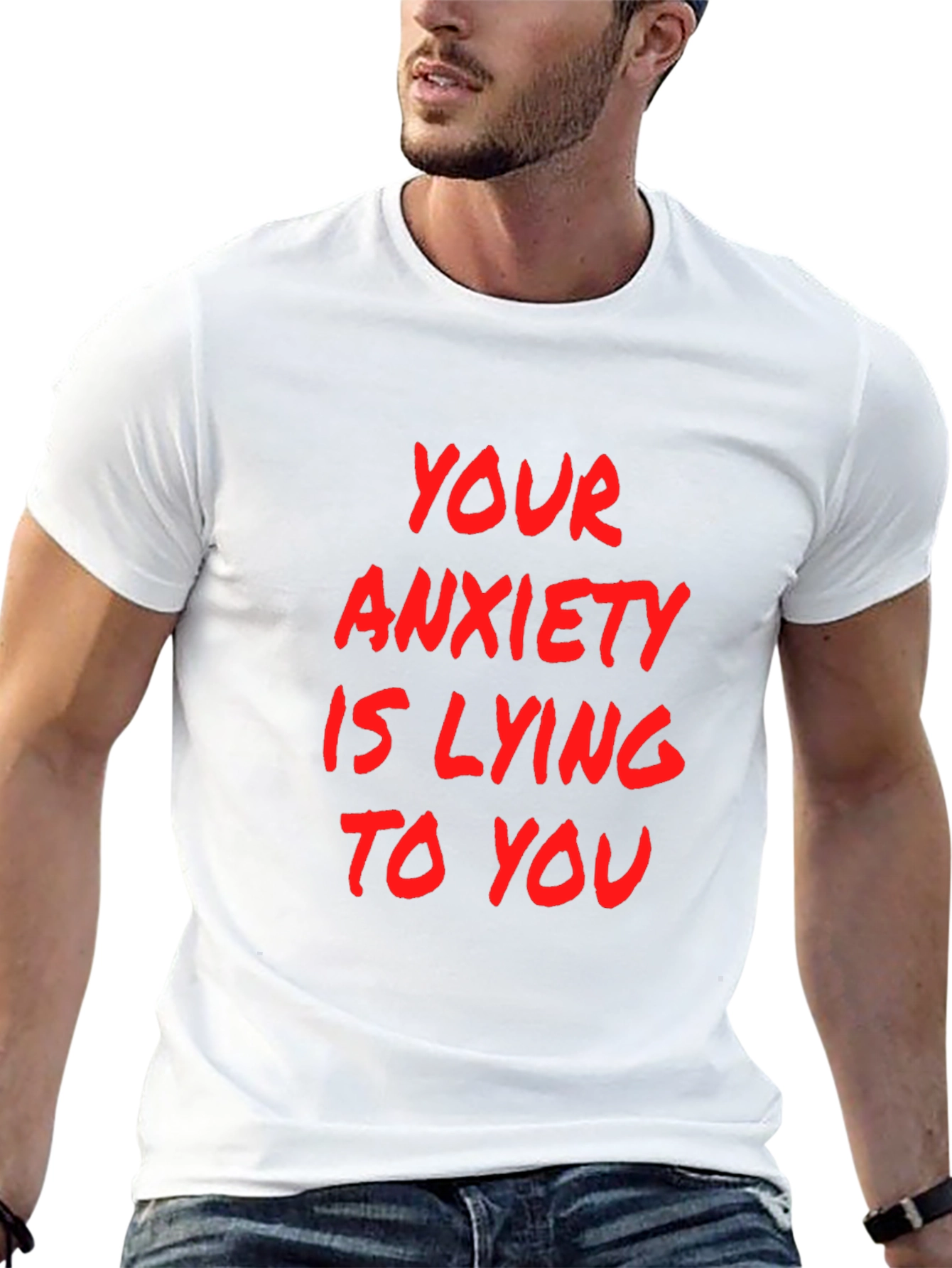 Anxiety Truth Black Graphic Tee
