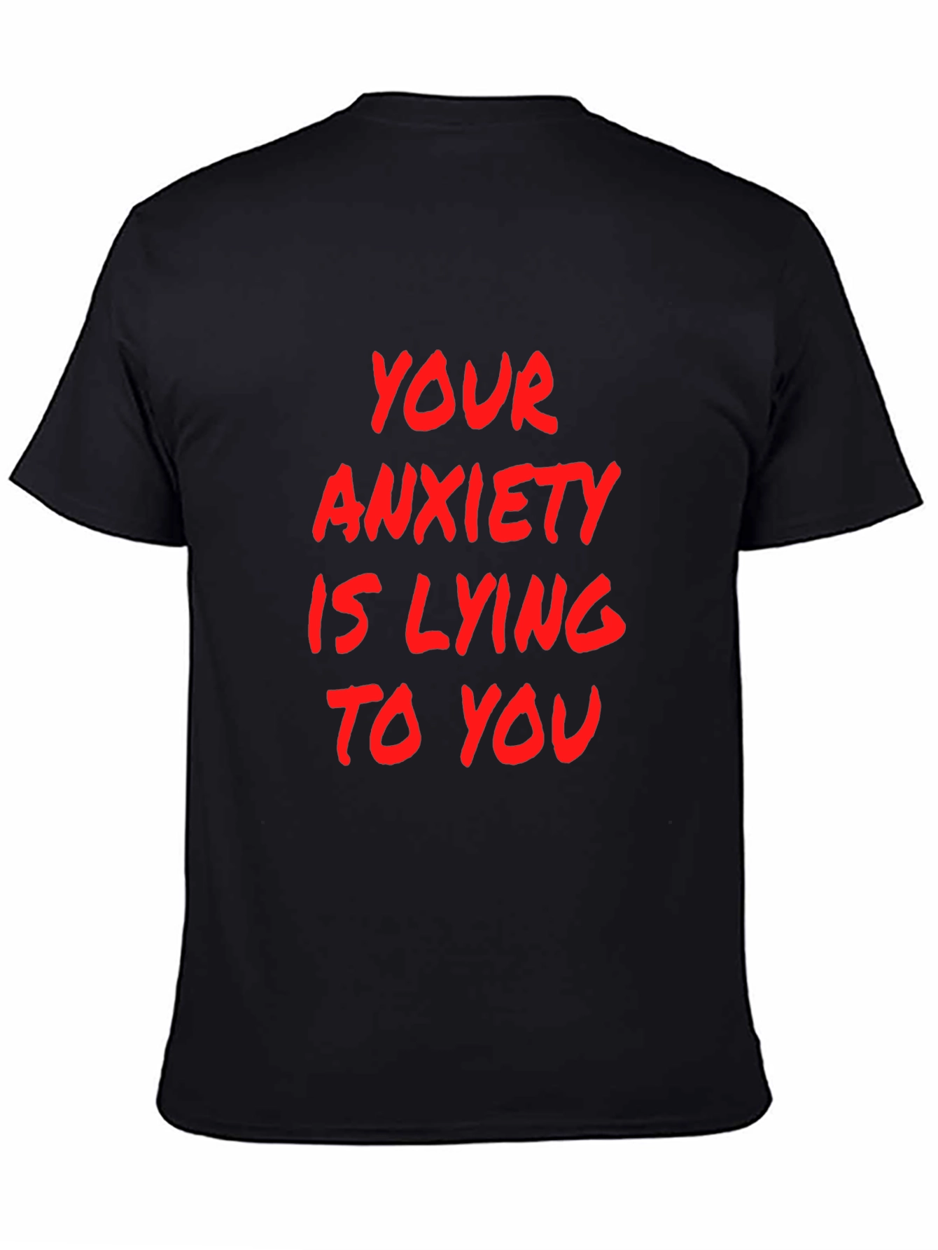 Anxiety Truth Black Graphic Tee