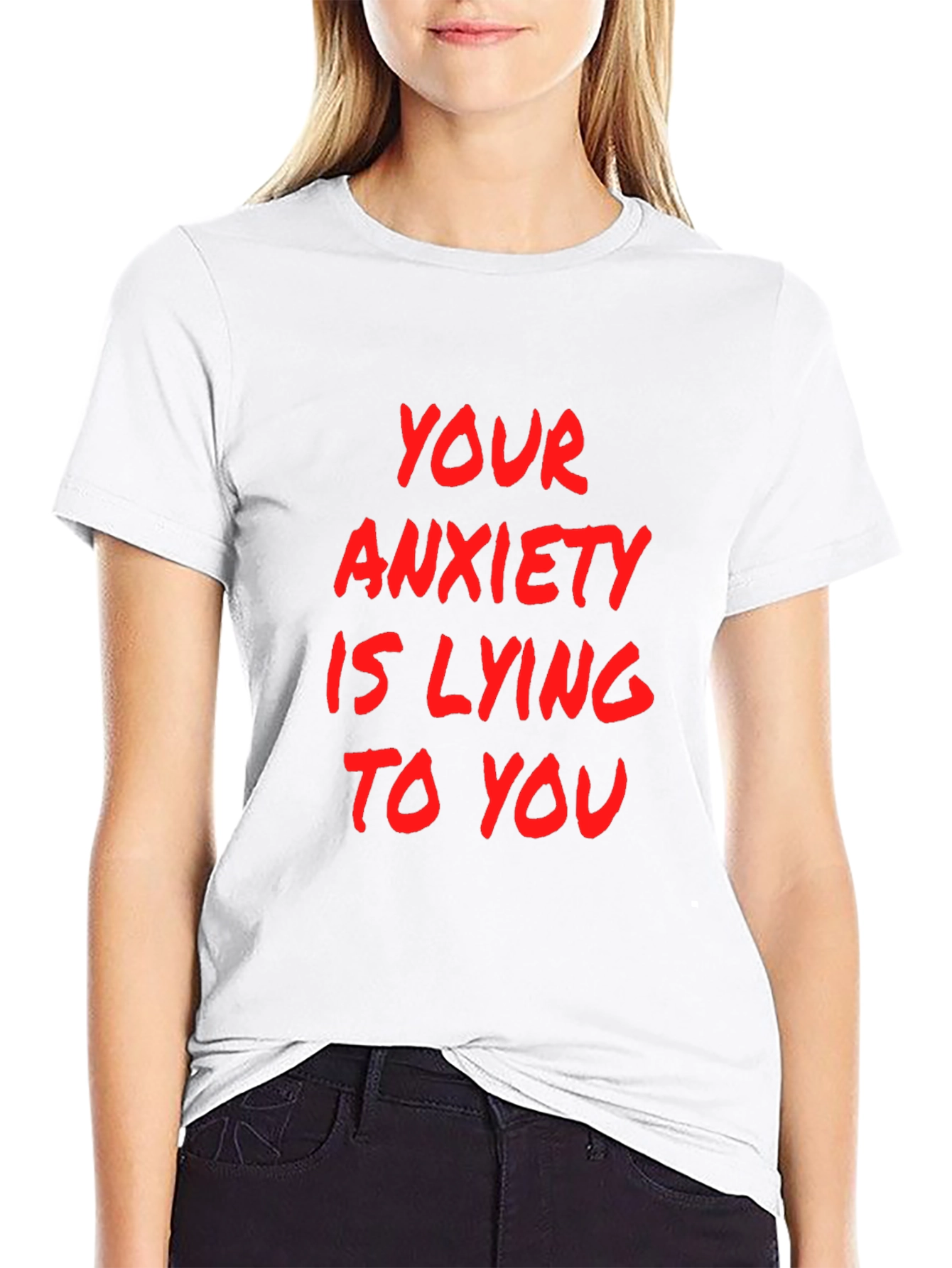 Anxiety Truth Black Graphic Tee