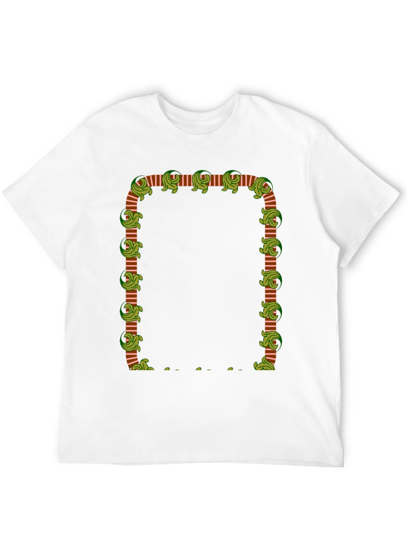 Festive Border T-Shirt - Holiday Style