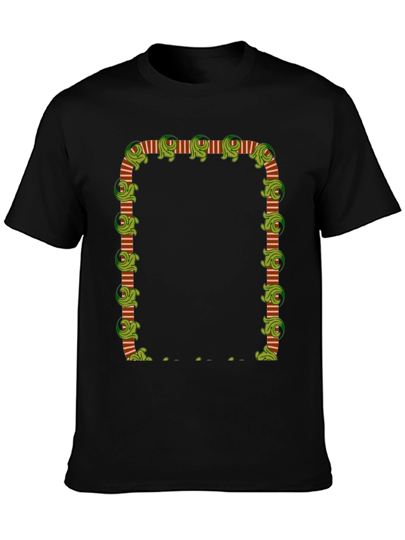 Festive Border T-Shirt - Holiday Style