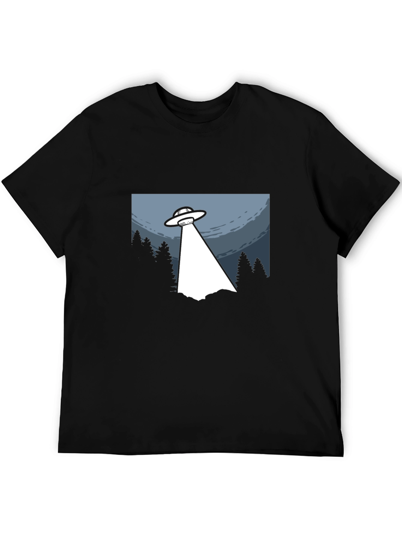 UFO Abduction Graphic T-Shirt