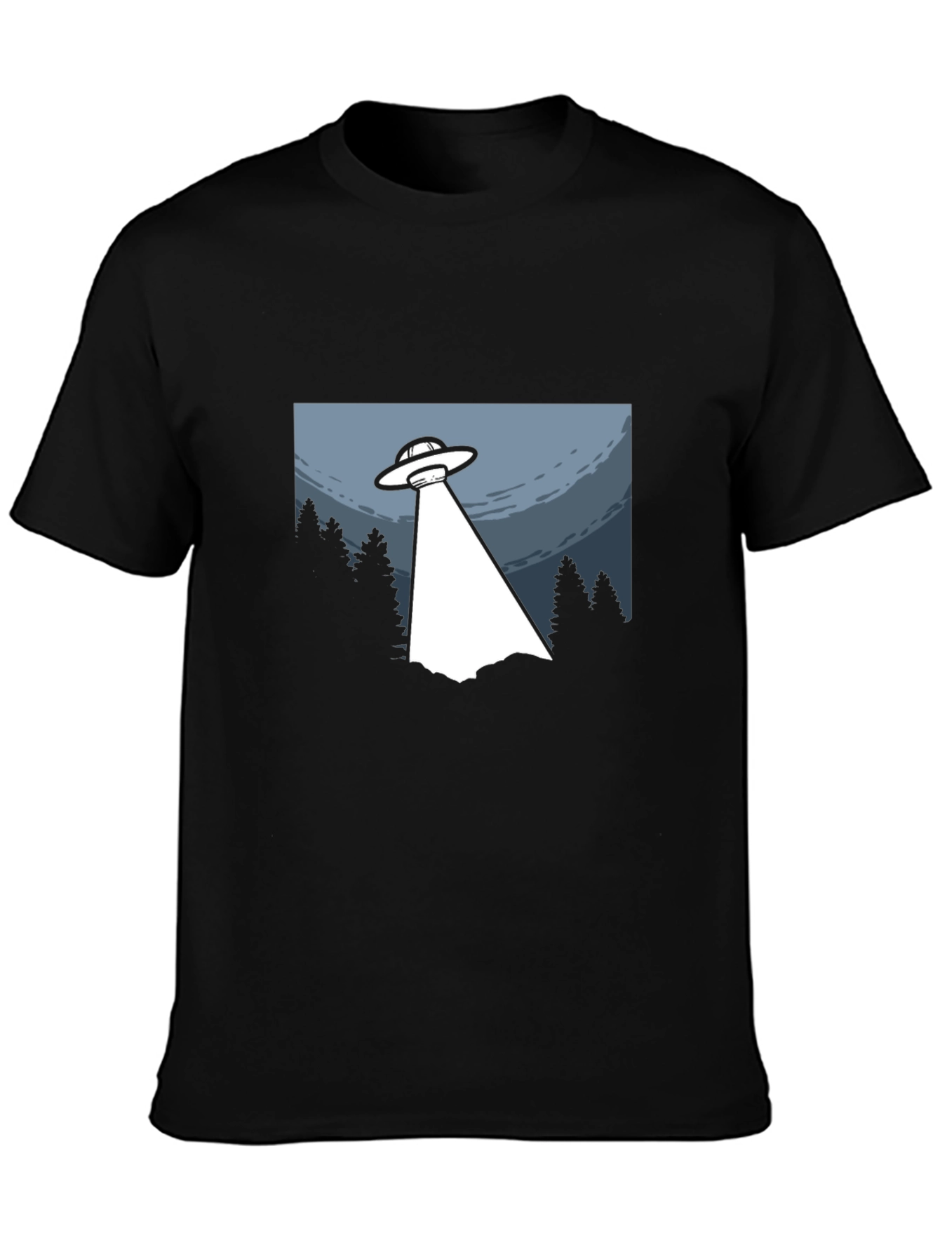 UFO Abduction Graphic T-Shirt