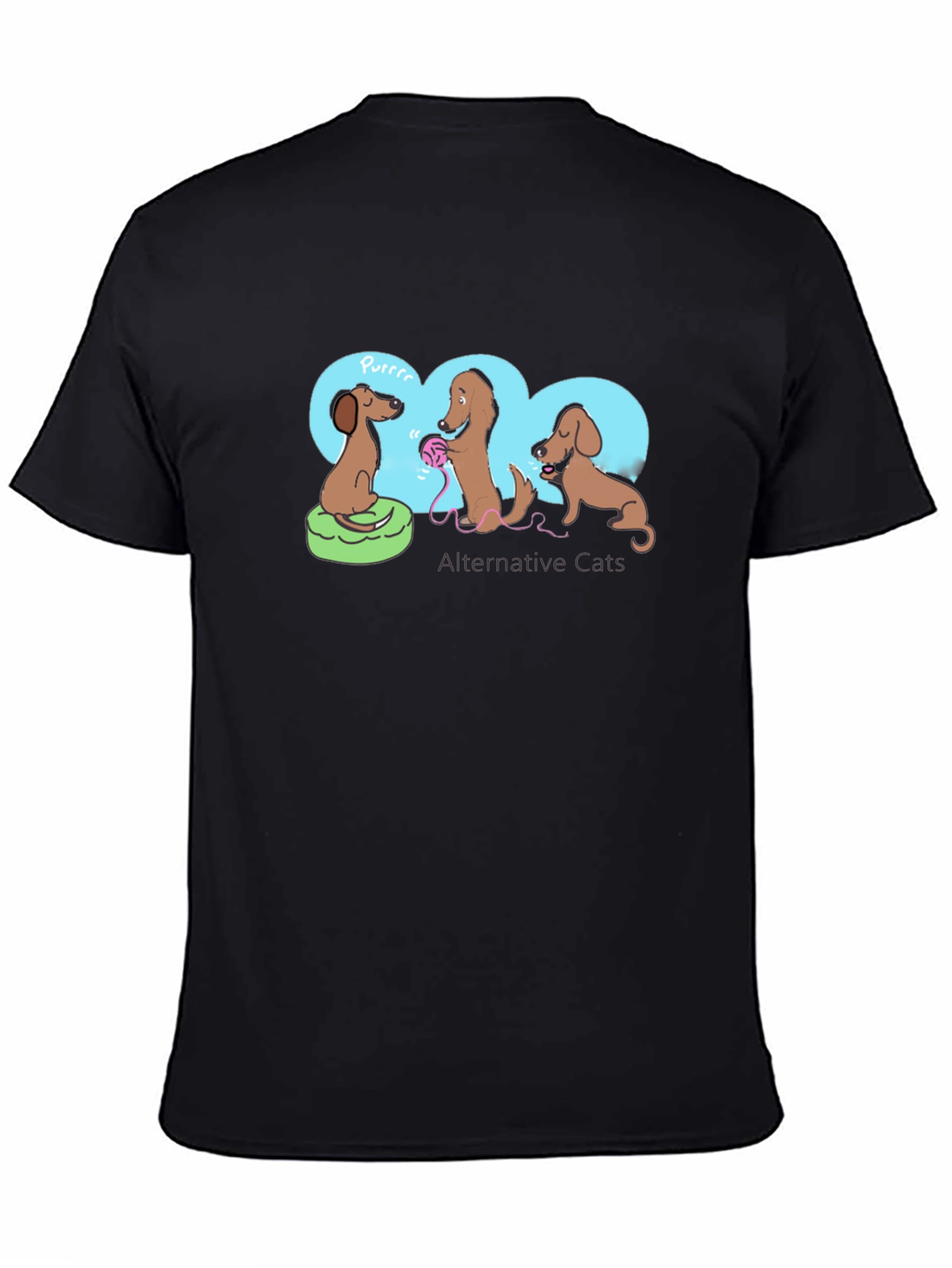 Dachshund Alternative Cats Graphic Tee