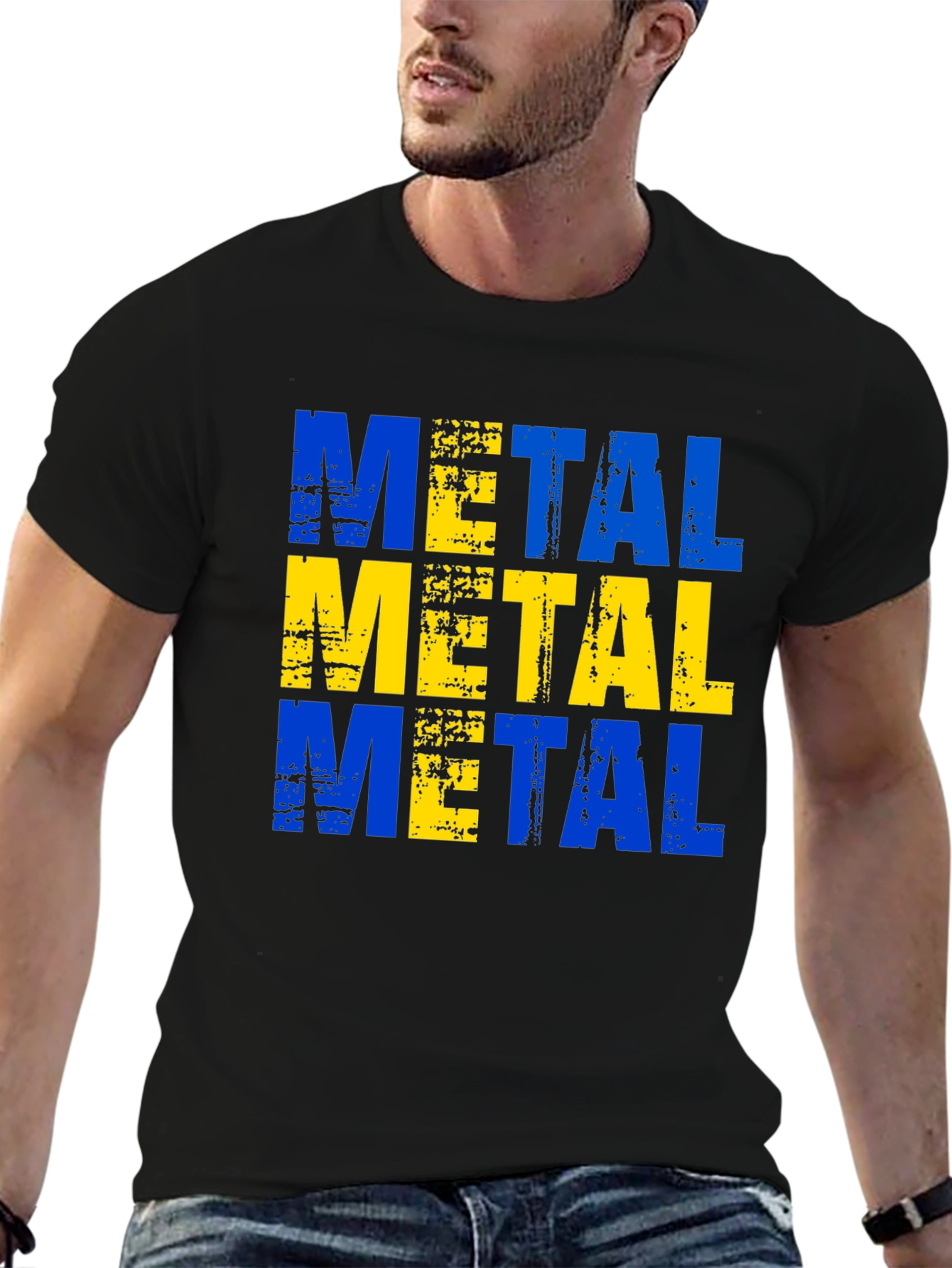 Metal Graphic Tee - Rock Music Inspired T-Shirt